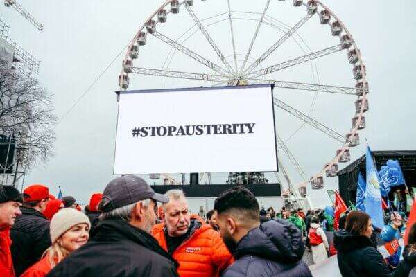 Manifestation européenne contre l’austérité: “Il faut rendre de l’espoir au monde du travail”