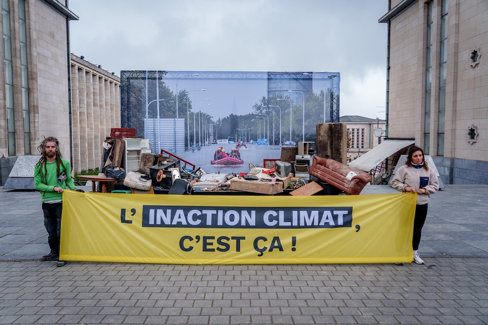 l'inaction climat, c'est ça - action coalition climat le 15 novèmbre 2024